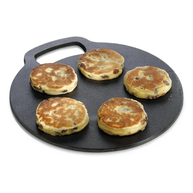 KitchenCraft Baking Stone Tray Non Stick for Oven or Hob  Pizza Bread Pancake