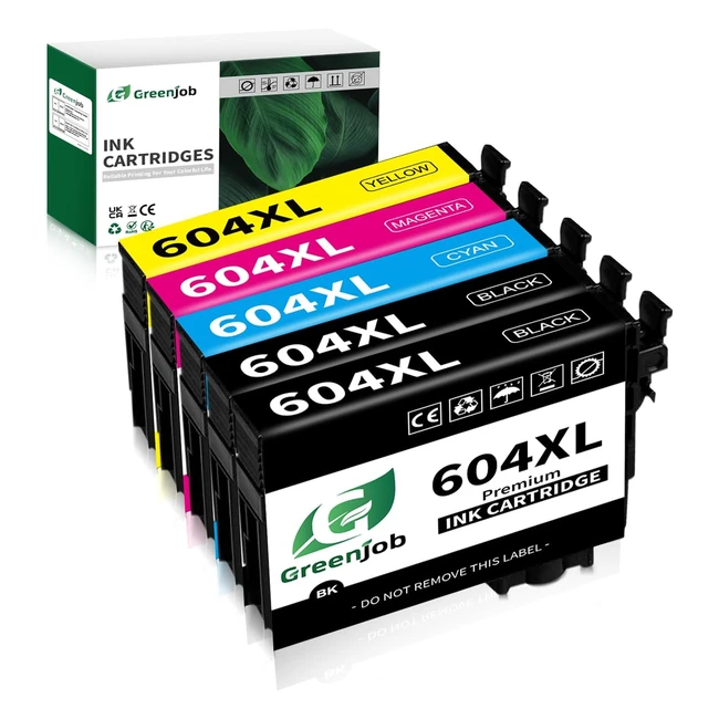 Greenjob 604XL Druckerpatronen fr Epson 604 Multipack kompatibel mit Epson Exp