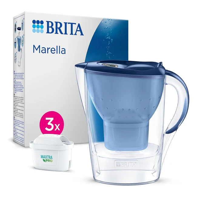 Brita Marella Water Filter Jug Blue 24L Starter Pack - Save Now