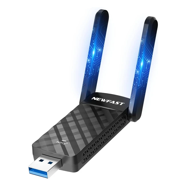 Nuevo Adaptador USB WiFi AX1800 Mbps - WiFi 6 para PC - Doble Banda - Compati