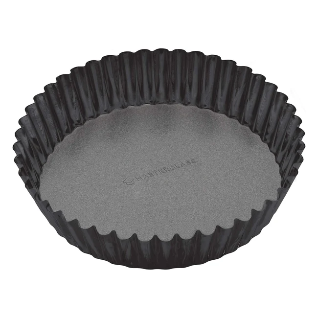 Masterclass Extra Deep Tart Tin - Non Stick Carbon Steel - 25 x 55cm