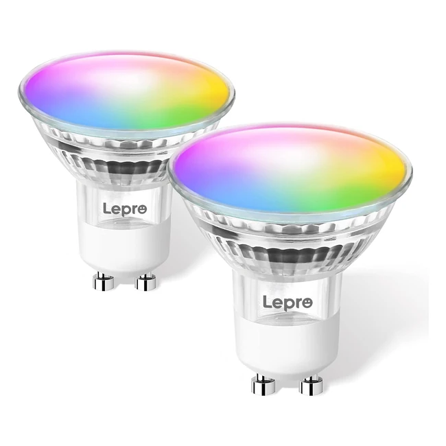 Bombilla inteligente GU10 LED WiFi 45W RGB regulable - Compatible con Google Hom