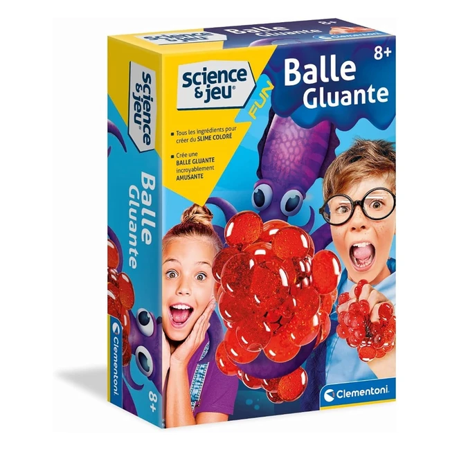 Coffret Balles Antistress Clementoni 52438 - Créez vos propres balles gluantes multicolores