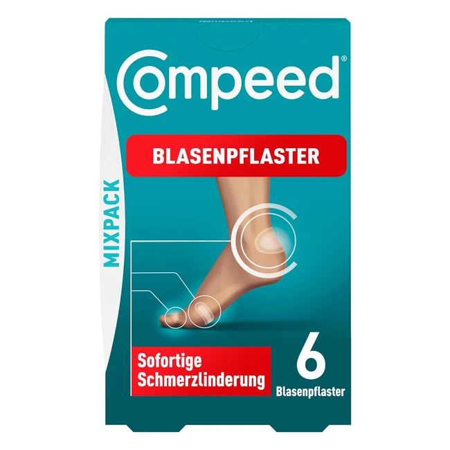 Compeed Blasenpflaster Mix Pack hydrokolloide Pflaster in verschiedenen Gre