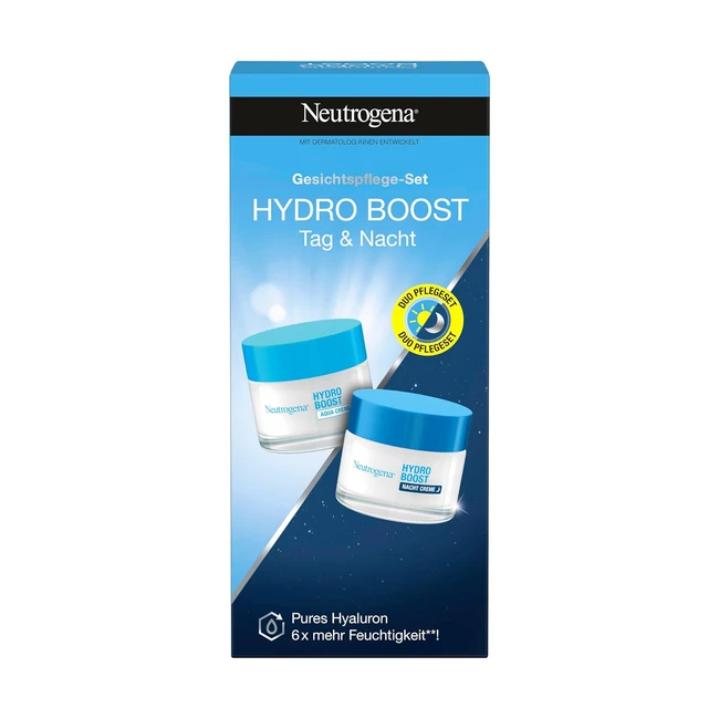Neutrogena Hydro Boost Skincare Set - Aqua Creme Nachtcreme 50 ml - Trockene H