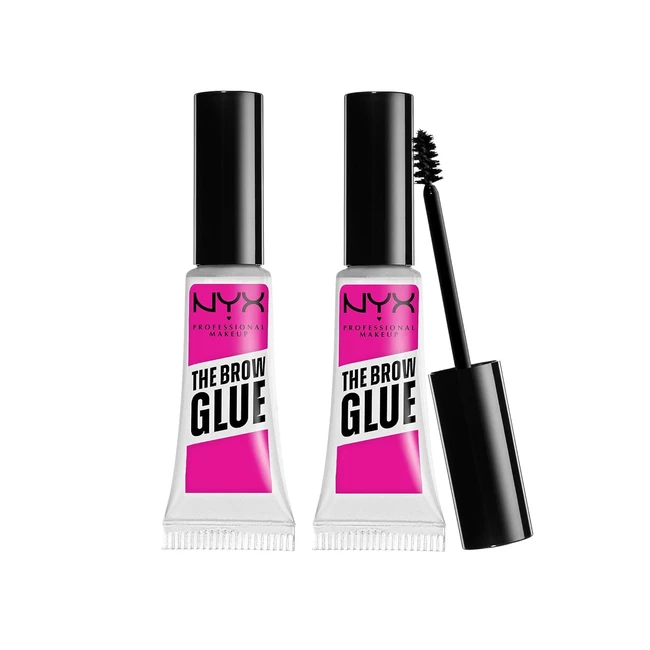 NYX Professional Makeup Brow Glue - Laminierter Augenbrauenstyler - Transparent - Doppelpack