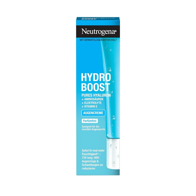 Neutrogena Hydro Boost Wasser-Gel Feuchtigkeitscreme, Nr. 1 für strahlende Augen