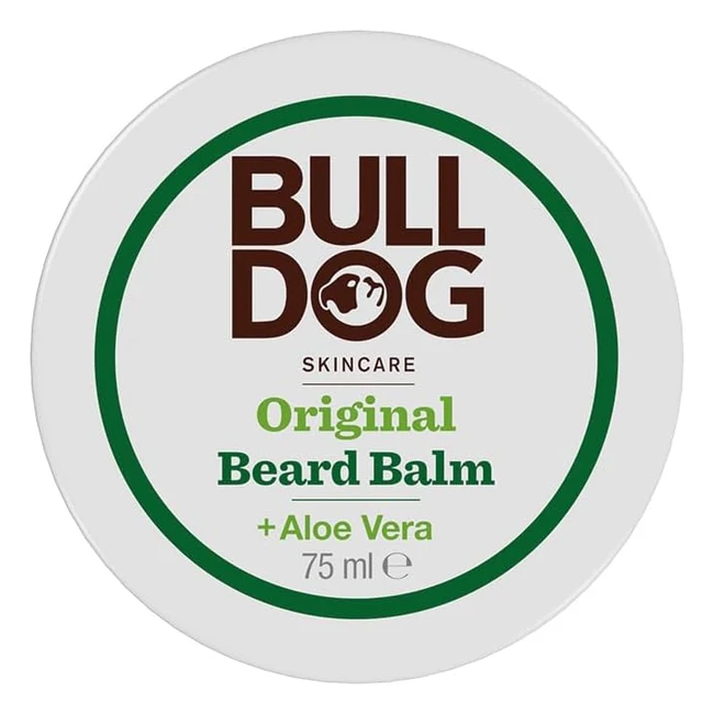 Bulldog Original Beard Balm - Soften, Condition, and Moisturize - 75ml