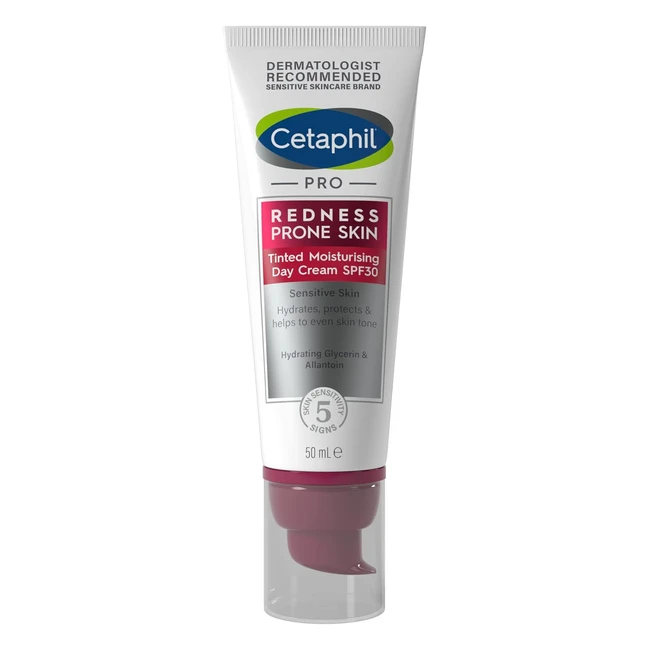 Cetaphil Pro Tinted Moisturising Day Cream SPF 30 - Redness Prone Skin - Vegan F