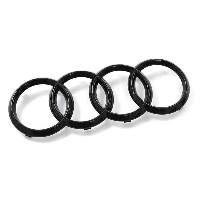 Anillos para rejilla Audi 83A071801 - Edicin Negra - Diseo de logotipo Black
