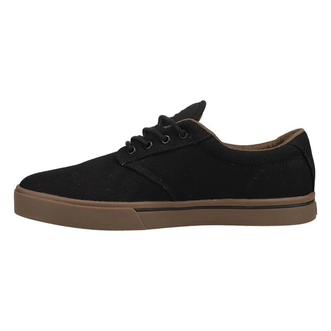 Zapatillas de skateboard Etnies Jameson 2 Eco para hombre - NegroCharcoalGum -