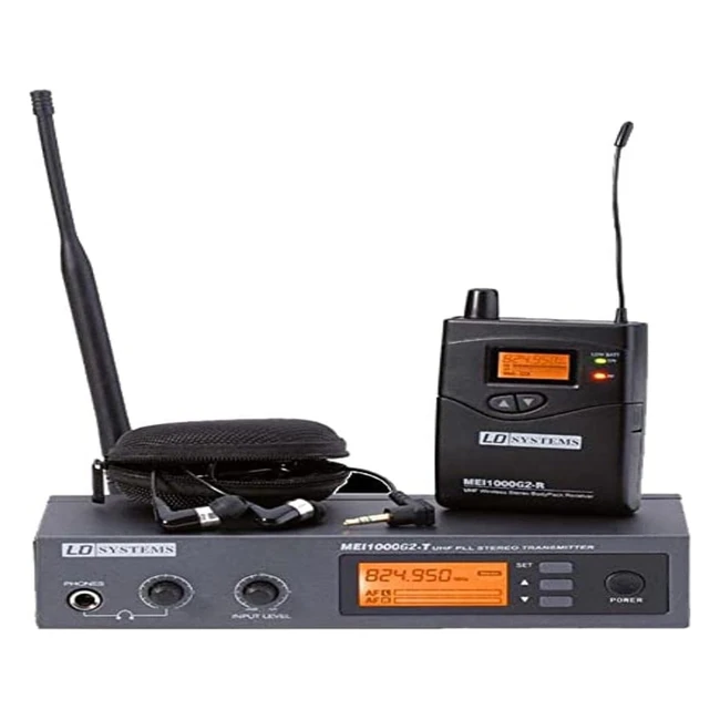 LD Systems MEI 1000 G2 - Sistema de Monitoraje Inalámbrico In-Ear
