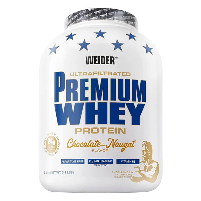 Weider Premium Whey Protein Pulver Low Carb Protein Shakes mit Whey Protein Isol