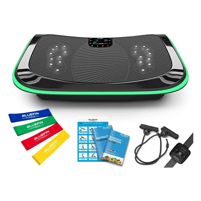 Powerful 4D Triple Motor Vibration Plate - Magnetic Therapy Massage - Bluetooth 
