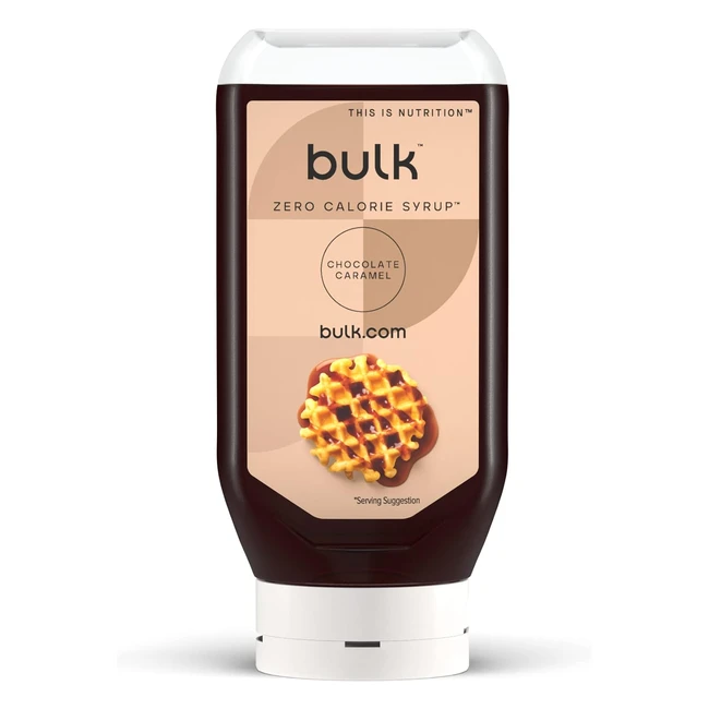 Bulk Zero Calorie Syrup - Sugar Free Chocolate Caramel - 400ml - Ideal for Calor