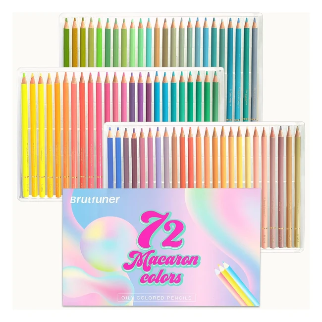 Lápices de Colores Macaron 72 Colores | Alta Calidad | Regalo para Adultos y Niños
