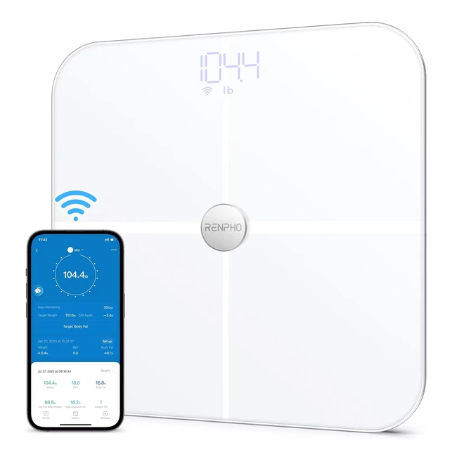 Balance Connect WiFi Renpho - Mesures corporelles précises et suivi de santé