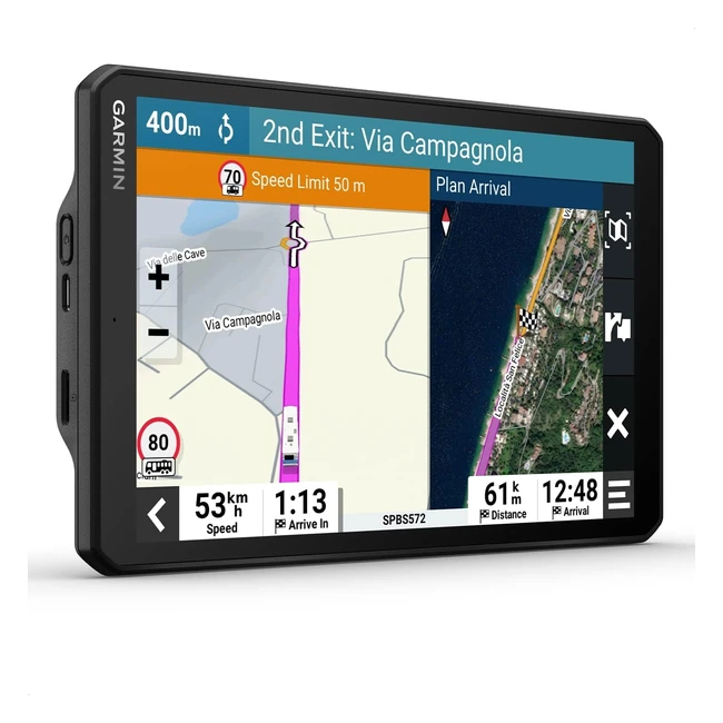 Garmin Camper 895 EU Navigationssystem mit 8-Zoll-Display fr Wohnmobile und Wo