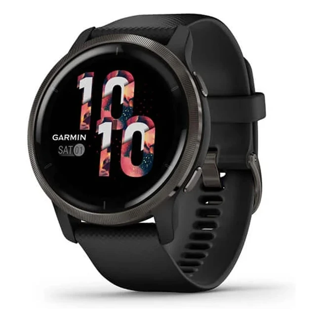 Garmin Venu 22S GPS Fitness Smartwatch, Ultra scharfer 13,11-Zoll 33-28 cm AMOLED Touchscreen, umfassende Fitness- und Gesundheitsfunktionen, über 25 vorinstallierte Sportarten