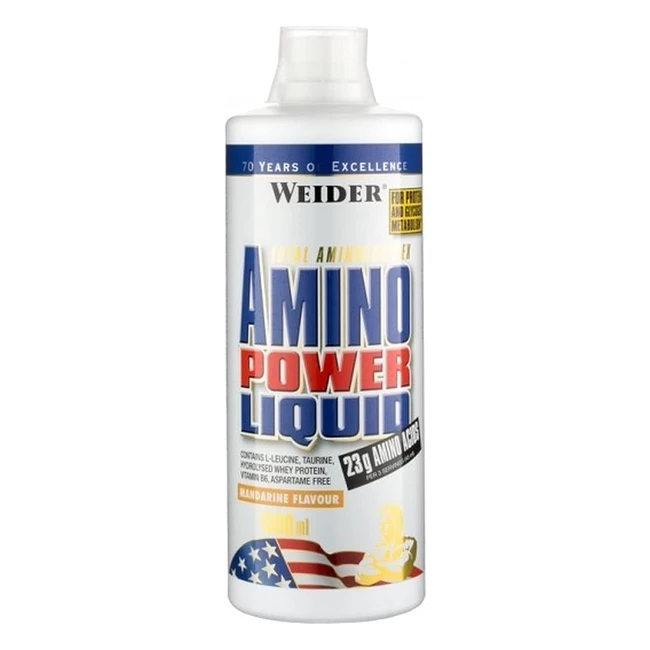 Weider Amino Power Liquid - Aminoacidi Liquidi ad Alto Dosaggio - EAA e Lleucina