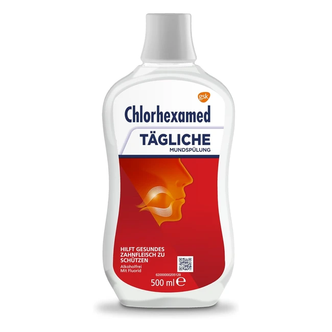 Chlorhexamed Mundspülung 500 ml - Tägliche Pflege und Reinigung - Antibakteriell