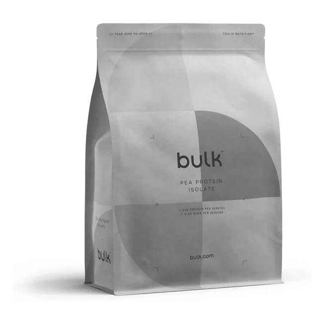 Bulk Powders Erbsenprotein-Isolat Pulver BPBSPPI00001000 1 kg - Hochwertige vegane Proteinquelle