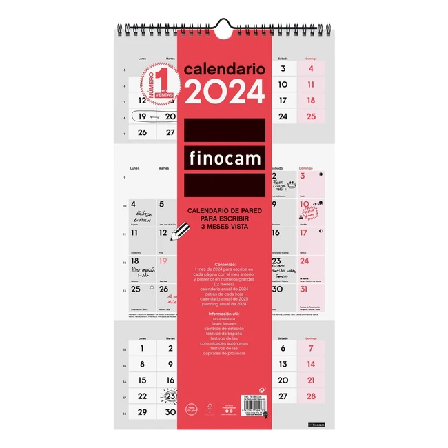 Calendario Finocam 2024 - Planifícate con 3 meses de vista