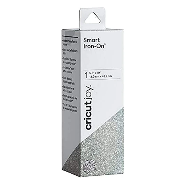 Cricut Joy Smart IronOn Glitter PVC Silver - 1 unit