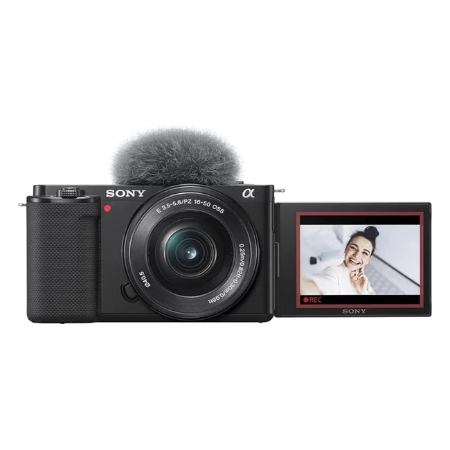 Sony Alpha ZVE10L APS-C Mirrorless Vlog Camera with 16-50mm Power Zoom Lens - 4K