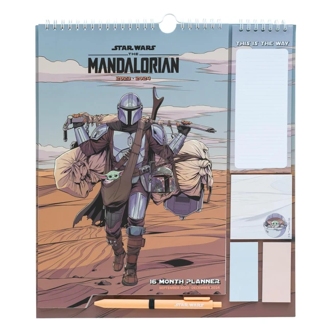 Calendrier Familial 2023-2024 Star Wars The Mandalorian