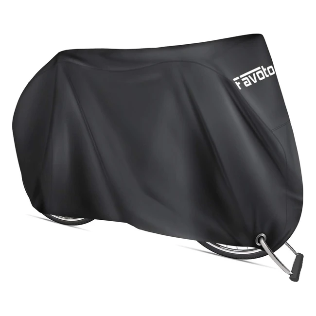 Waterproof Favoto Bike Cover for 2 Bikes - UV Protection Windproof Dustproof