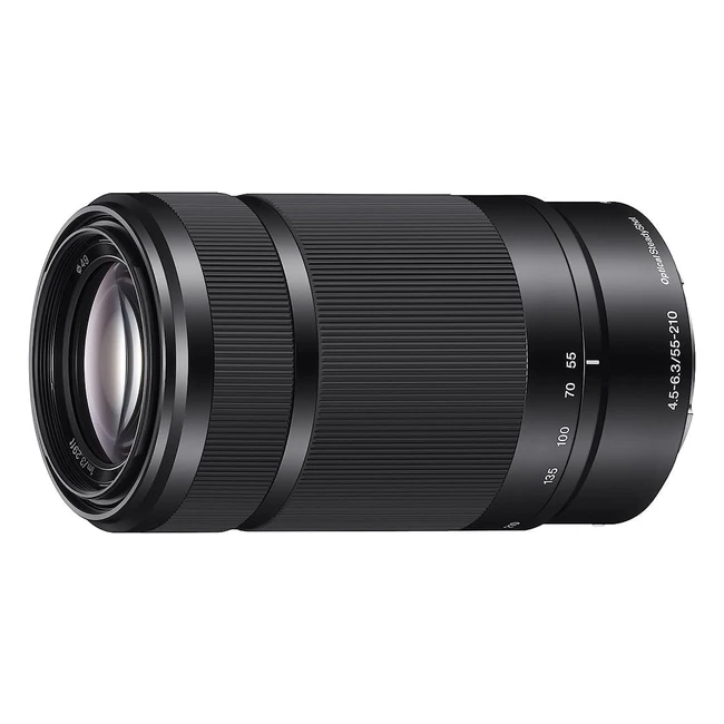 Sony SEL55210 E-Mount APS-C 55-210mm f/4.5-6.3 Telephoto Zoom Lens - Black