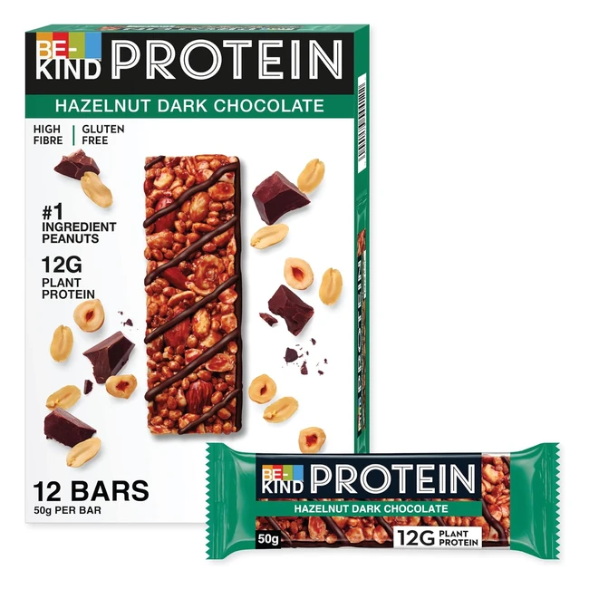Proteina Bar BeKind Nocciola e Cioccolato Fondente - 12g Proteine - 1 Confezione