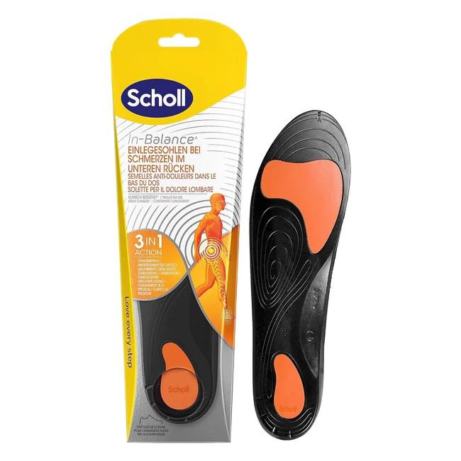 Scholl In Balance 3107667 M 1 - Schuheinlagen gegen Rckenschmerzen