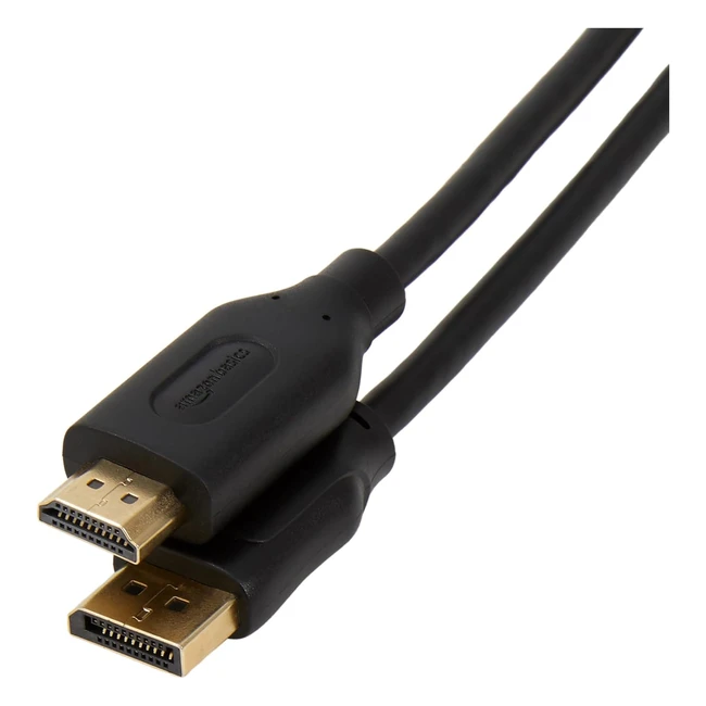 Câble DisplayPort vers HDMI 1.8m Lot de 10 - Noir | Amazon Basics