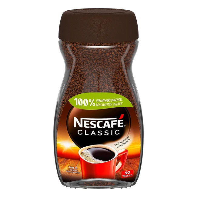NESCAF Classic lslicher Bohnenkaffee stark im Geschmack und intensives Arom