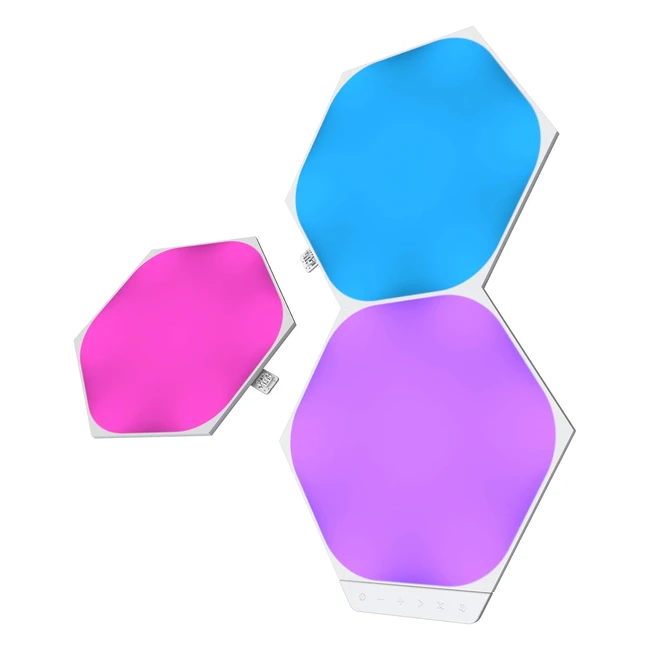 Paquete de expansin Nanoleaf Shapes Hexagon - Luces LED inteligentes RGBW - Co