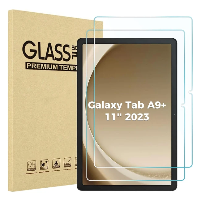 Procase 2 Verre Trempé pour Galaxy Tab A9 Plus 11 SMX210X215X216X218 en 2023 - Protection d'écran Anti-rayures sans Bulles 0.33mm 9H