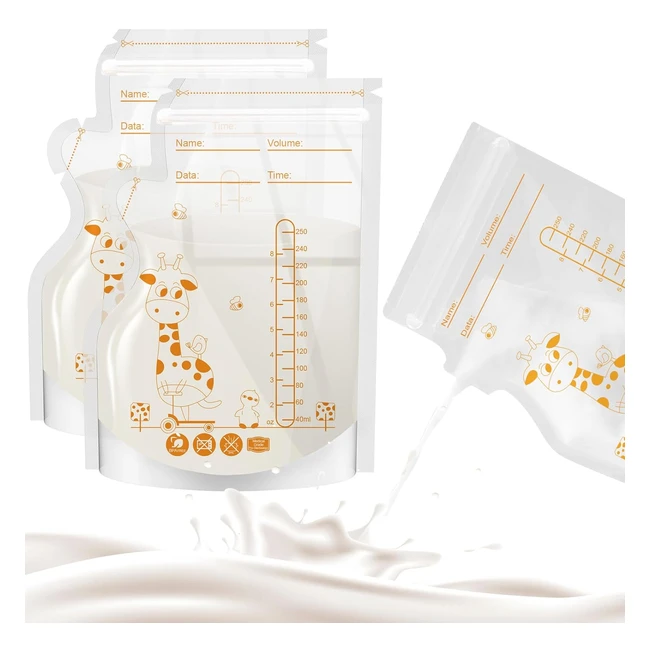 Sacchetti Latte Materno Mumgaroo 250ml - 40 Pezzi - Contenitore Presterilizzati 