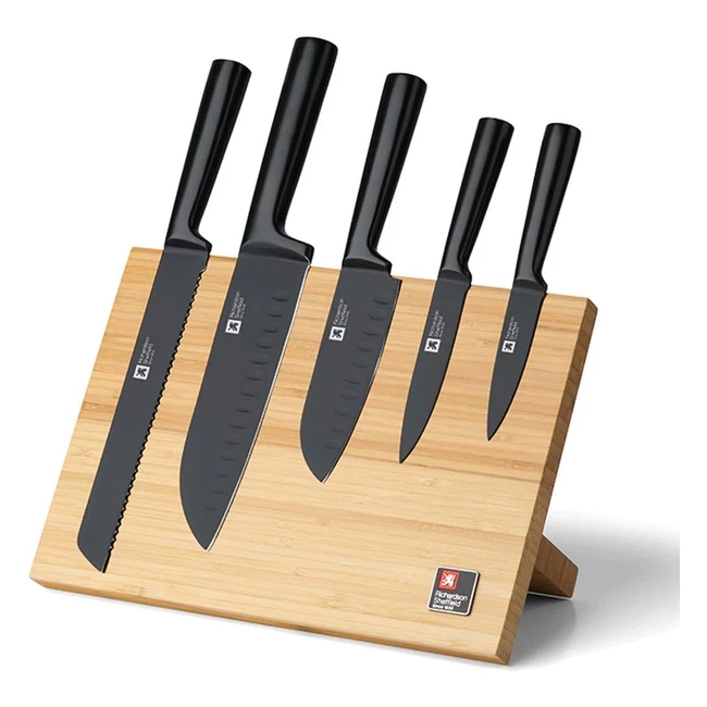 Ensemble de 5 couteaux de cuisine Richardson Sheffield Nox Bloc