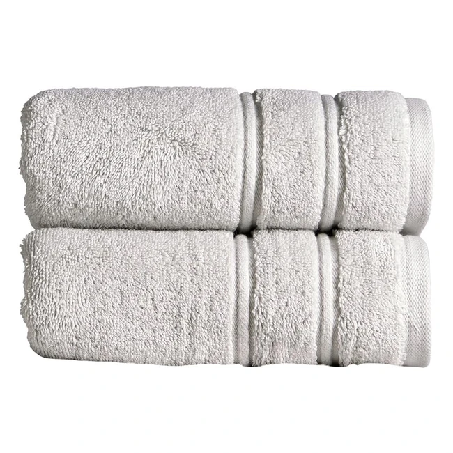 Christy Antalya Hand Towels Set of 2 - 100% Turkish Cotton - 600gsm - Soft Plush Luxury Towel Set