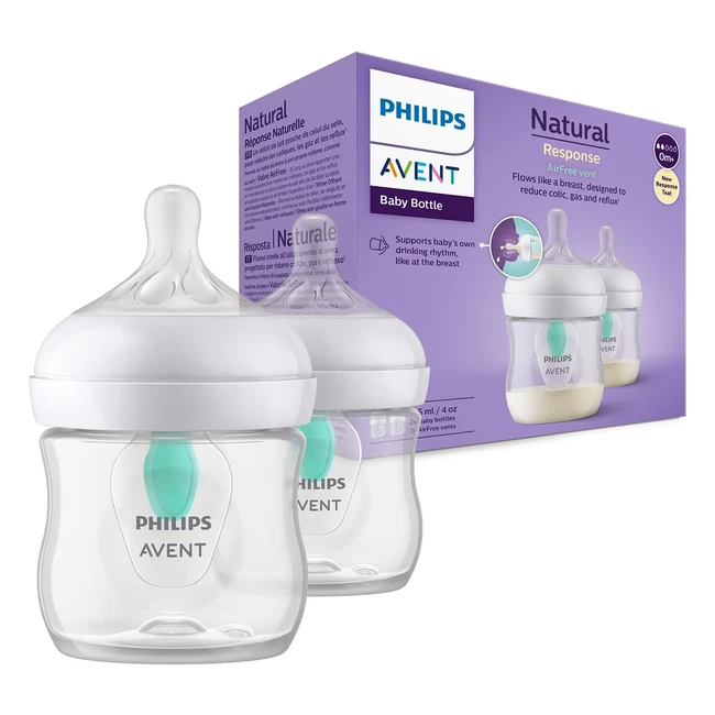 Philips Avent Biberon Natural Response 2 Biberon 125ml Valvola AirFree