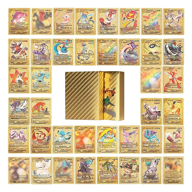 Cartes franaises or 55 rares avec deck box VMAX DX GX collection de cartes do