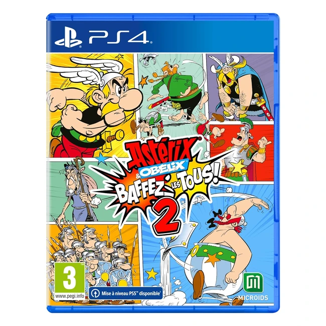 Asterix Baffez les Tous 2 PS4 - Jeu vidéo avec niveaux inédits et mode coop