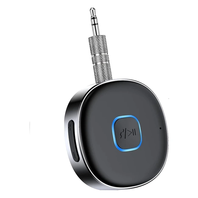 Ricevitore Bluetooth Auto Aux - Adattatore Bluetooth Auto Jack 3.5mm - Chiamate in vivavoce - Cuffie Cablate - Altoparlanti