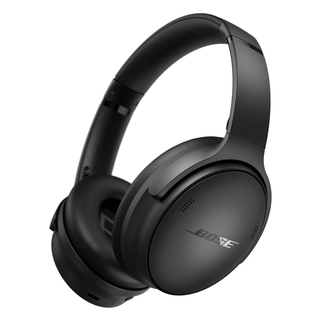 NEU Bose QuietComfort kabellose Kopfhörer mit Noisecancelling, Bluetooth Over-Ear-Kopfhörer, bis zu 24 Stunden Akkulaufzeit, Schwarz