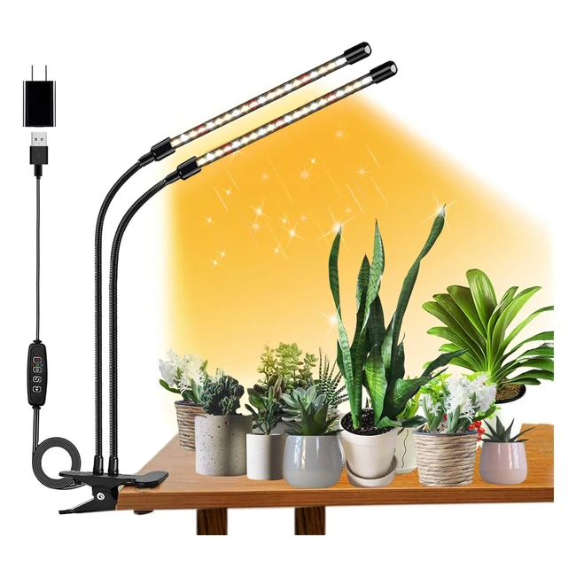 Lámpara de Plantas FRGROW - Espectro Completo - 3 Modos - 10 Niveles de Atenuación