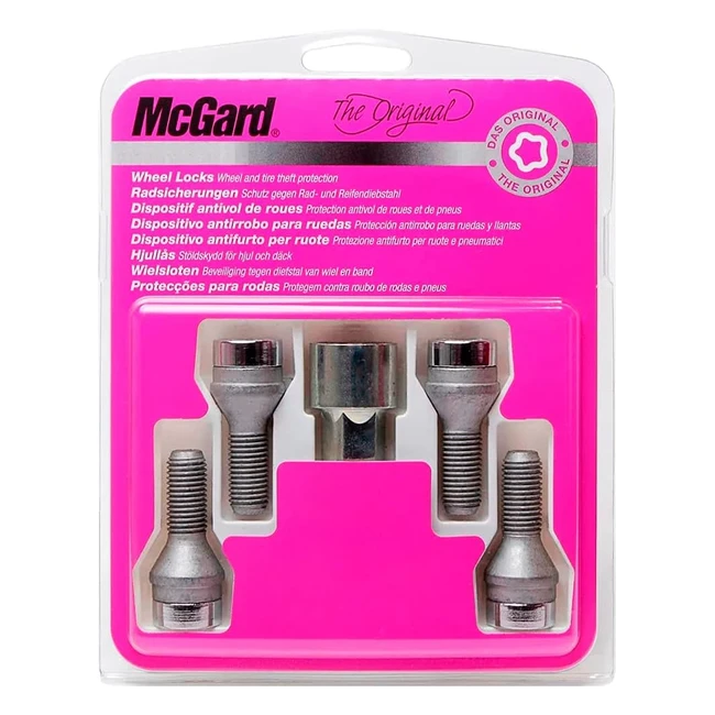 Bulloni Standard per Protezione Ruota Mcgard 27216SU - M12 x 125 - Conico 22 mm 