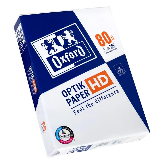 Premium Optik Printer Paper - Oxford A4 - 1 Ream (500 Sheets)