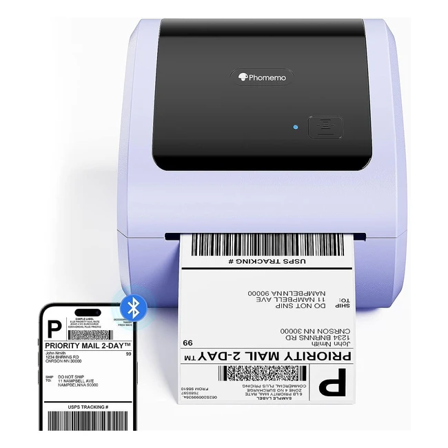 Impresora de Etiquetas Bluetooth Phomemo 520BT - Envo Rpido - Compatible con